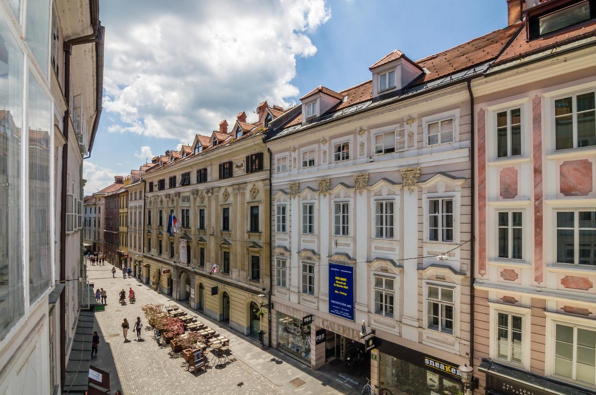 Elegant Central Apartment Ljubljana Exteriör bild
